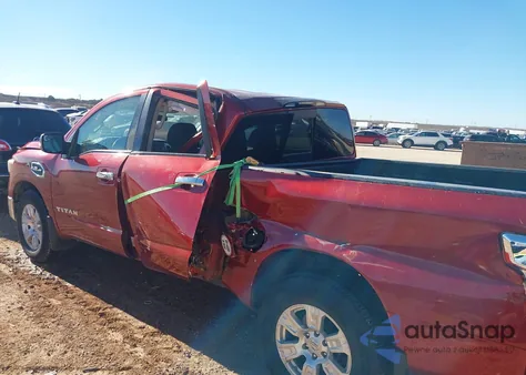 2017 Nissan Titan Sv from USA, damaged, VIN 1N6AA1EK6HN522001